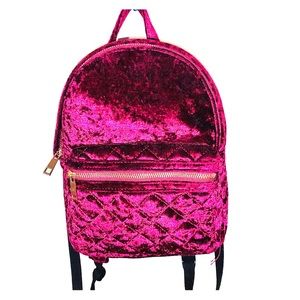 Forever 21 velvet mini backpack
